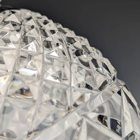 1979 British vintage cut glass sterling silver decanter Mappin and Webb